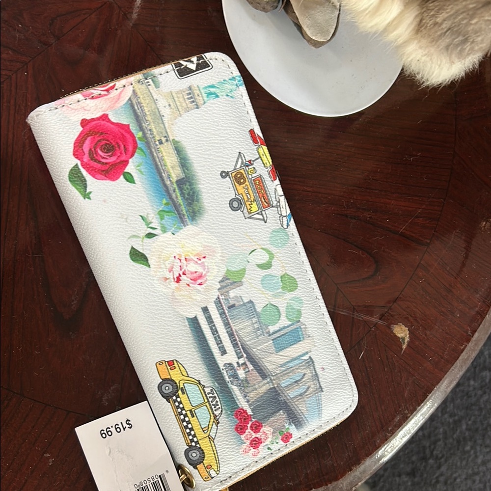 Floral Print Wallet